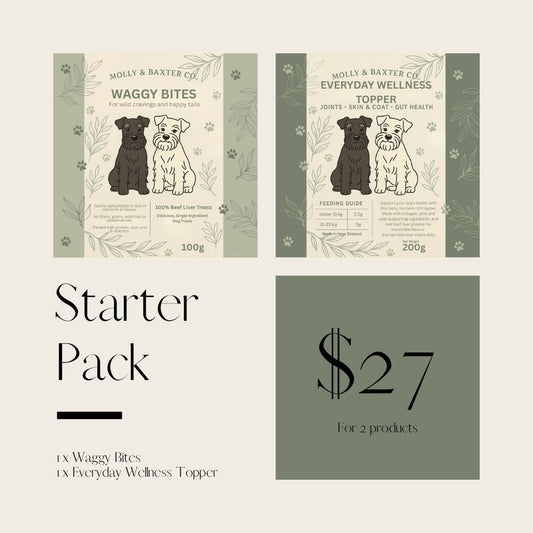 Starter Pack Bundle - 1 x Waggy Bites + 1 x Everyday Wellness Topper